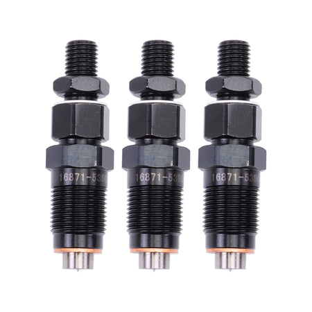 Inyector de combustible 3 uds 16871-53904 para motor Kubota D902 D722 Z482 Tractor RTV900 BX1870 BX2360