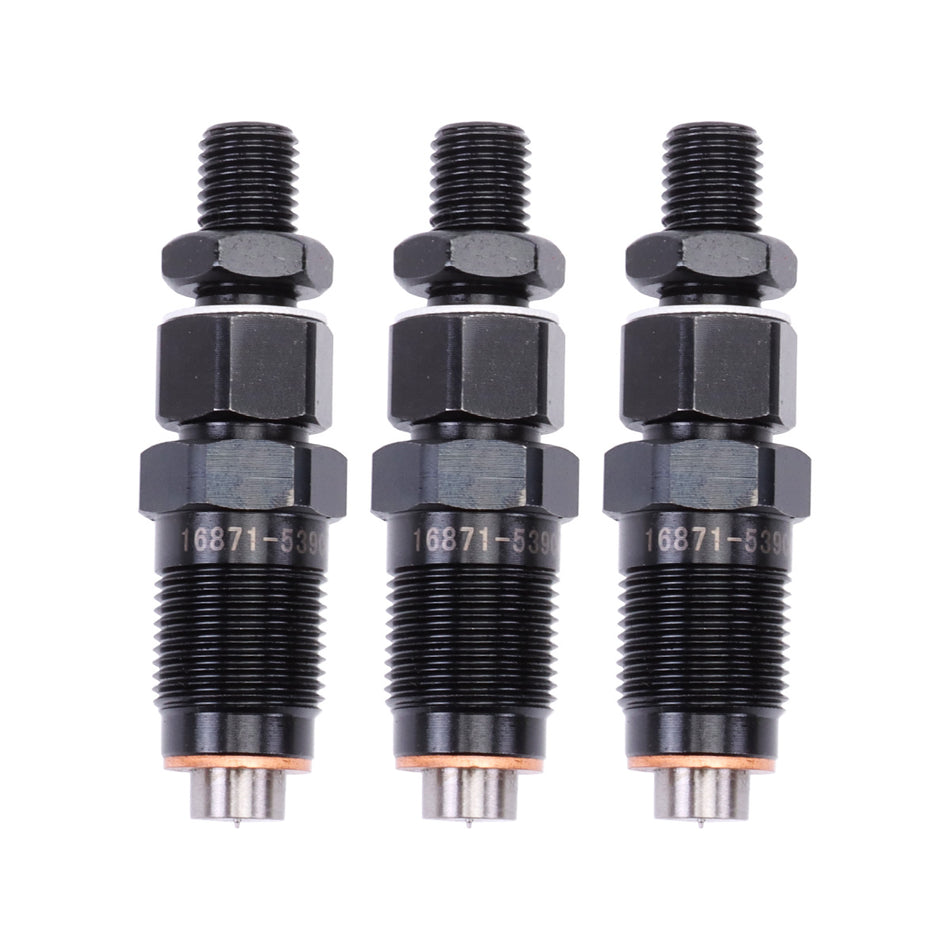 3PCS Kraftstoff Injektor 16871-53904 für Kubota Motor D902 D722 Z482 Traktor RTV900 BX1870 BX2360