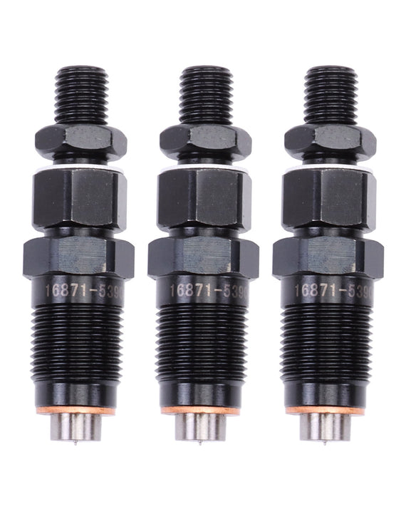 Inyector de combustible 3 uds 16871-53904 para motor Kubota D902 D722 Z482 Tractor RTV900 BX1870 BX2360