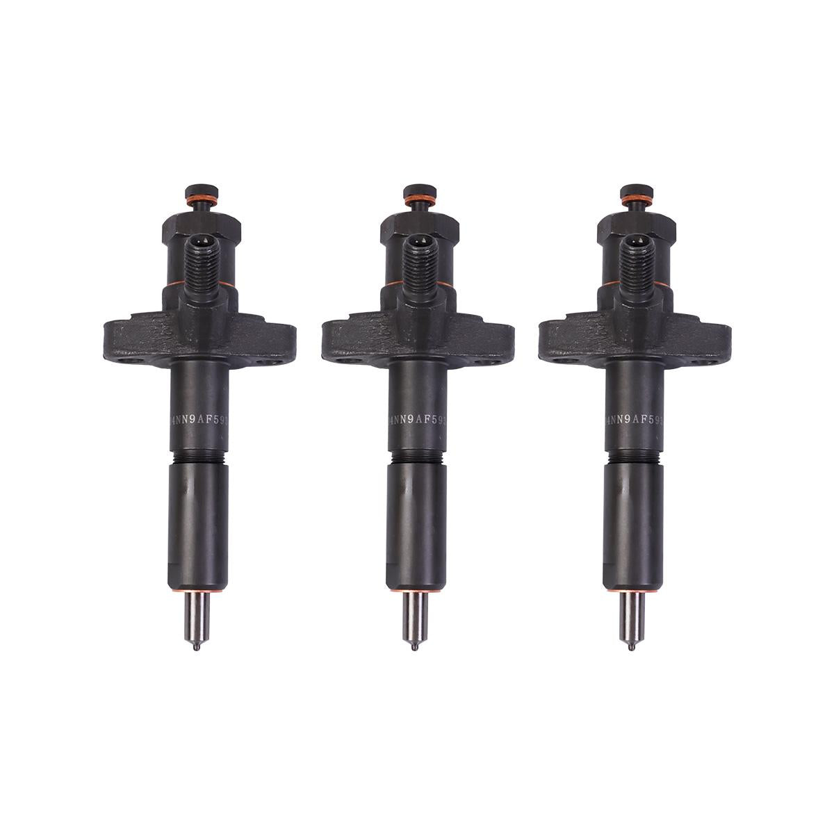 3PCS Fuel Injector D4NN9AF593A for New Holland Ford Tractor 231 2600 3600