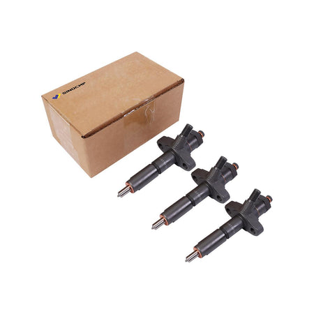 3PCS Fuel Injector D4NN9AF593A for New Holland Ford Tractor 231 2600 3600 - Sinocmp Package