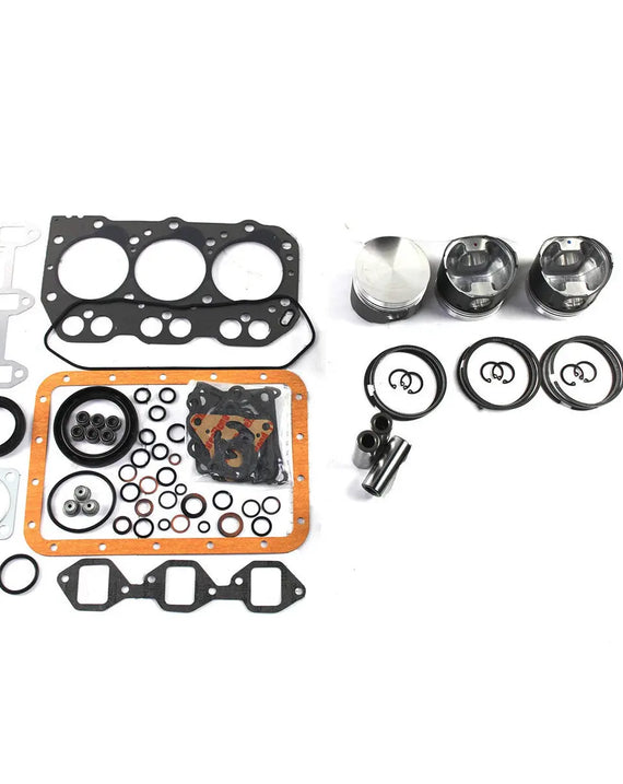 Kit de reconstrução de motor 3T72 para tratores Yanmar YM169 YM180 YM186