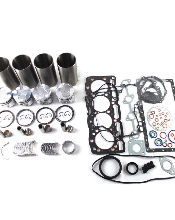 Kit de reconstrução de revisão de 4 cilindros para motor Kubota V1505 V1505T V1505D