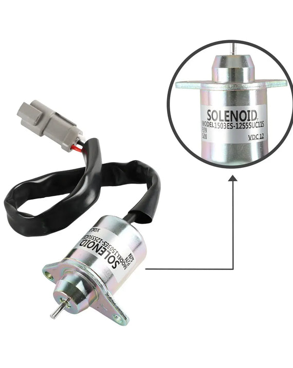 41-6383 1503ES-12S5SUC11S Solenoide de parada de 12 V para motor Yanmar