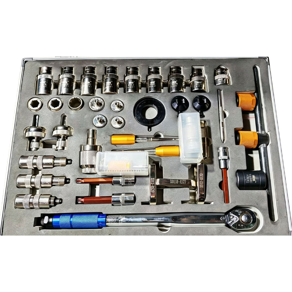 Kit d'outils de réparation d'injecteur à rampe commune 42 pièces pour Bosch Denso Komatsu - Sinocmp