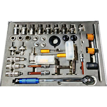 Juego de herramientas de reparación de inyector Common Rail, 42 Uds., para Bosch Denso Komatsu