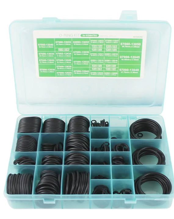 Kit de vedação de juntas de caixa de anel-O 435PCS para escavadeira Komatsu PC200 PC300