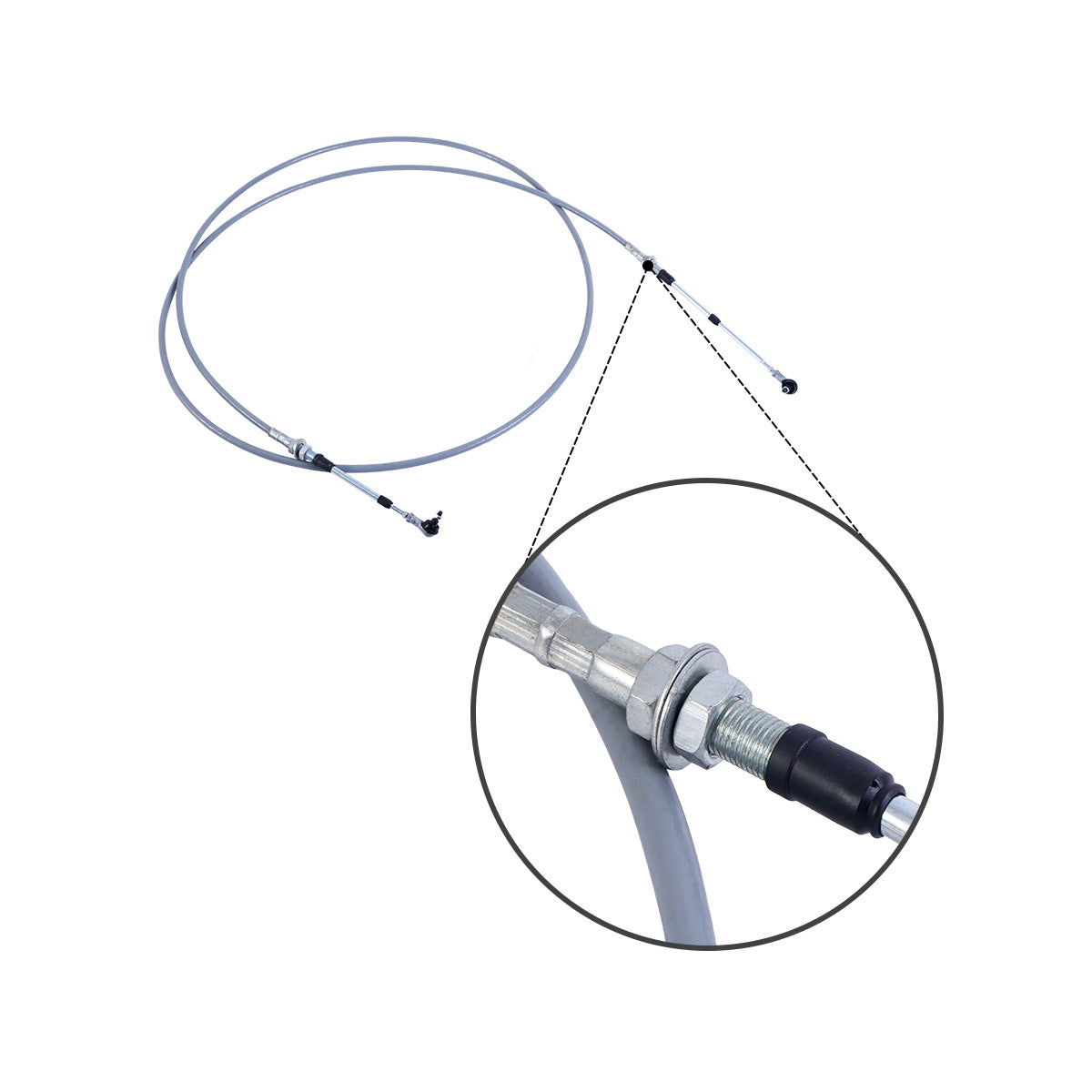 4437891 Throttle Cable for Hitachi Excavator ZX270-1 - Cable Detail