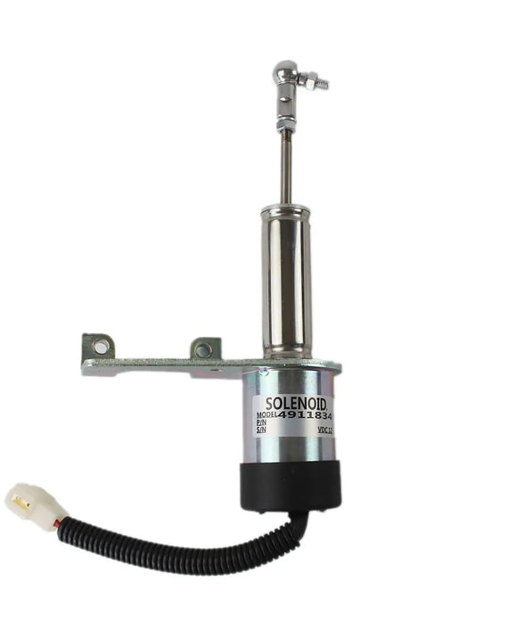 Válvula solenóide de parada do motor diesel 4911834 para motor Cummins