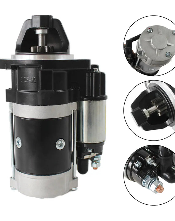 Motor de arranque 4BD1 8-9702-9863-7 para escavadeira Hitachi EX120-2/3 EX100-2/3