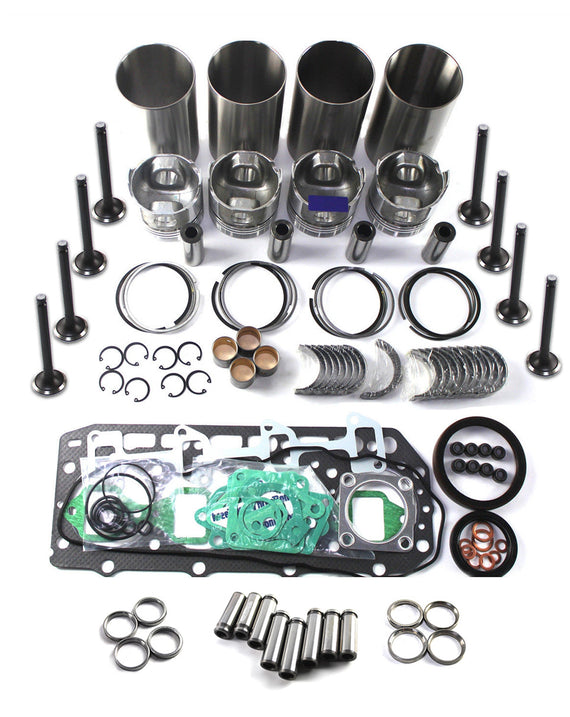 Kit de reconstrução de revisão do motor 4D84-2 4D84E-2 para Yanmar B6 Komatsu PC40-7 PC50UU-2
