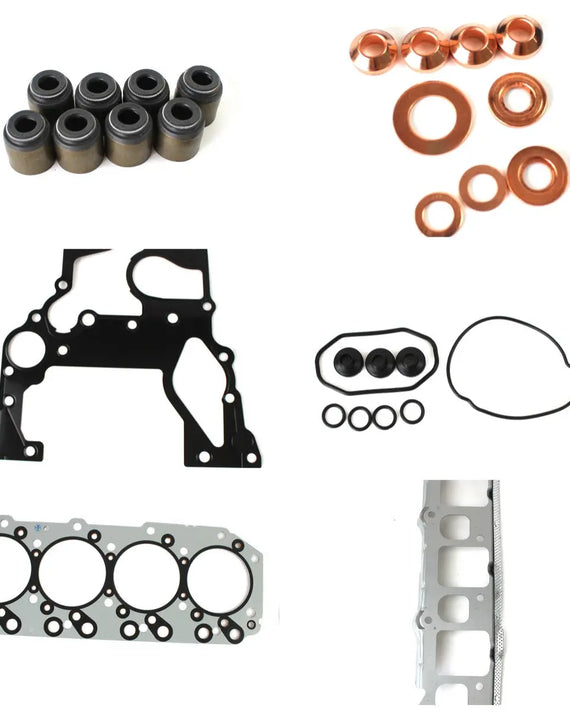 Kit de junta de revisão do motor 4JB1 para minicarregadeira Bobcat 843 853 1213