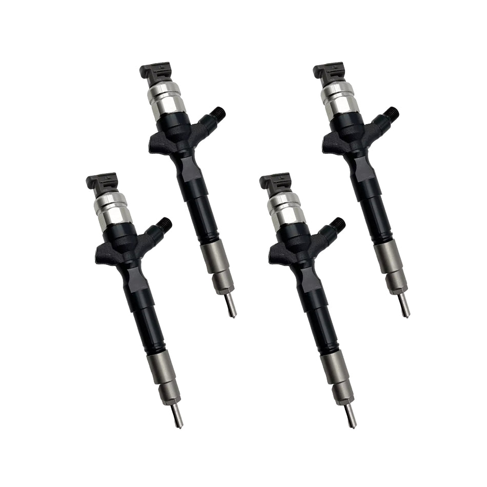 4PCS Fuel Injector 295050-0460 2950500460 for Toyota Hilux 1KD-FTV 2KD-FTV D-4D 