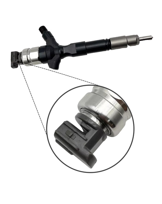 Injetor de combustível 4PCS 295050-0460 2950500460 para Toyota Hilux 1KD-FTV 2KD-FTV D-4D