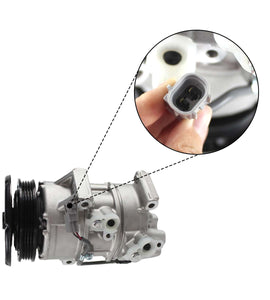 Compresor de aire acondicionado 4PK 447260-1178 para Toyota Yaris 2007-2013 Denso 5SE11C