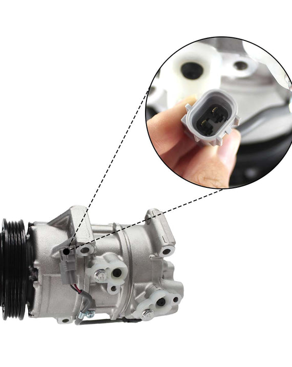 Compressor 4PK A/C 447260-1178 para Toyota Yaris 2007-2013 Denso 5SE11C