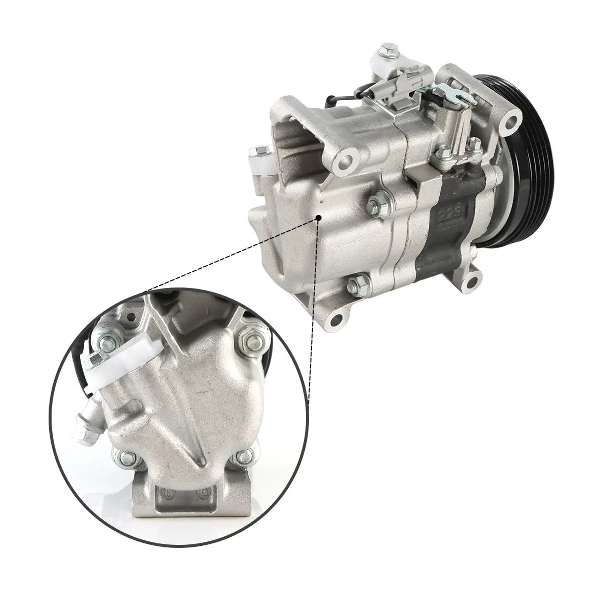 4PK Air Conditioning A/C Compressor 12V 95201-63JA0 95201-63JA1 for Su