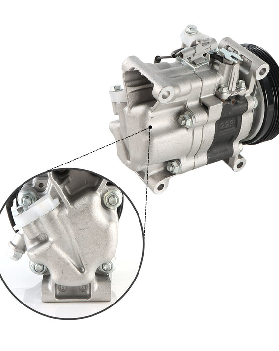 Compressor de ar condicionado 4pk 12v 95201-63ja0 95201-63ja1 para suzuki sx4 swift iii sx4
