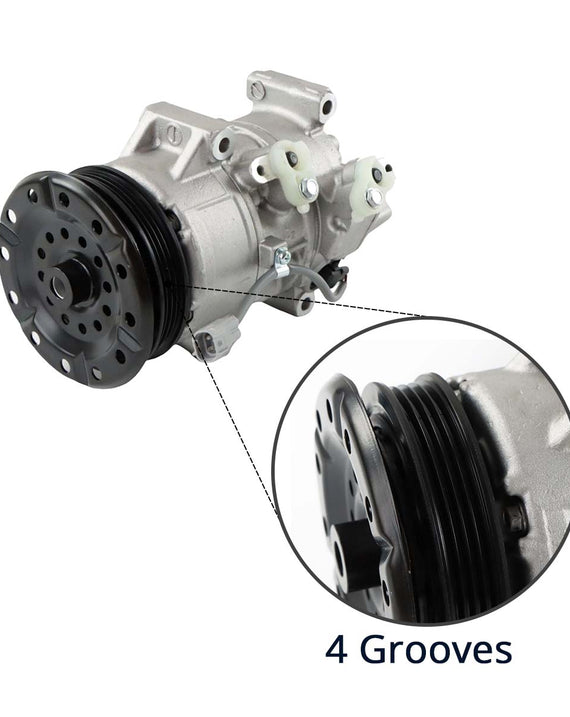 Compressor 4PK Ar Condicionado A/C 471-1622 157318 158318 para Toyota Yaris 1.5L 2007-2013