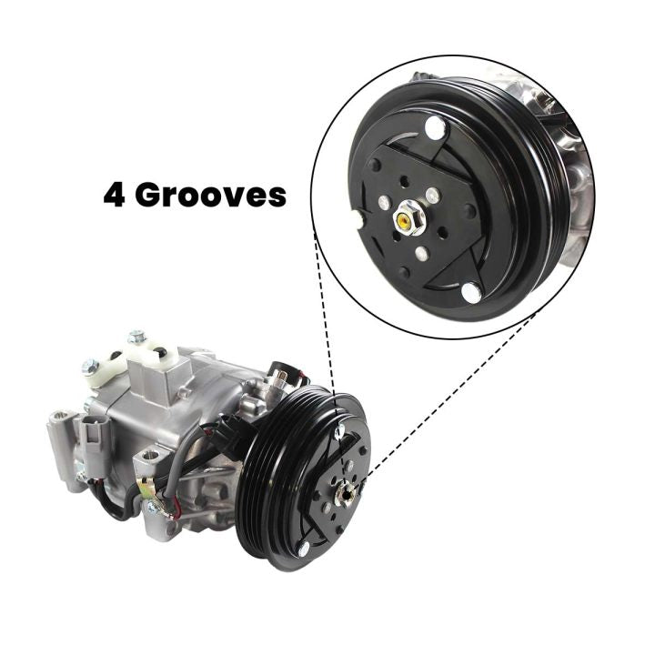 【aya】 4PK Air Conditioning A/C SCSA06C Compressor 88320-52400 8832052400 for