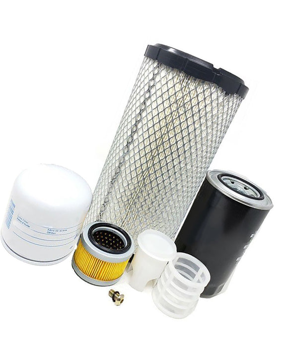 Kit de filtro de manutenção de 500 horas 7324359 7409228 para escavadeira Bobcat E60 E80