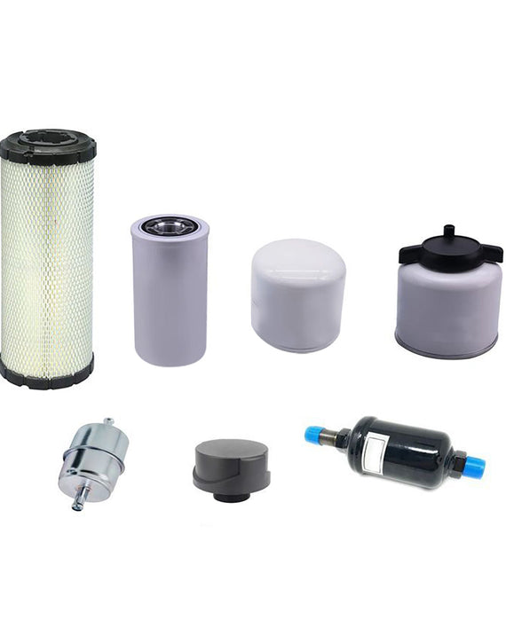 Kit de filtro de manutenção de 500 horas 7343818 para escavadeira Bobcat 435