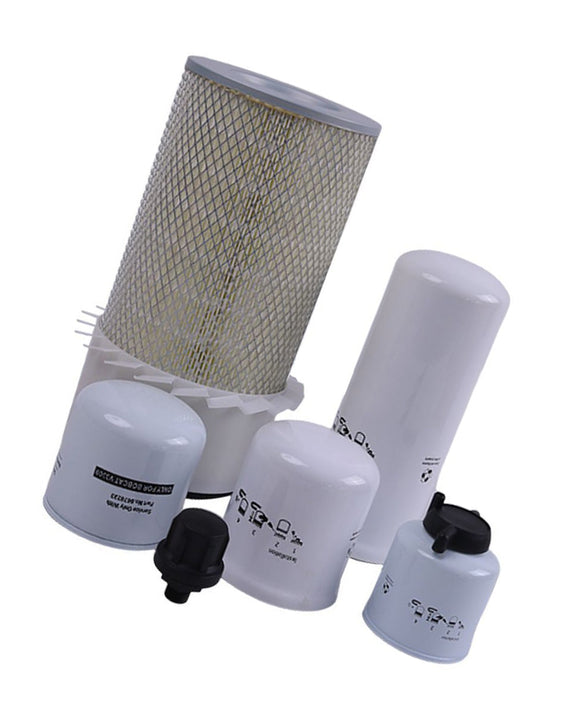 Kit de filtro de manutenção de 500 horas 7343890 para carregadeira Bobcat T300