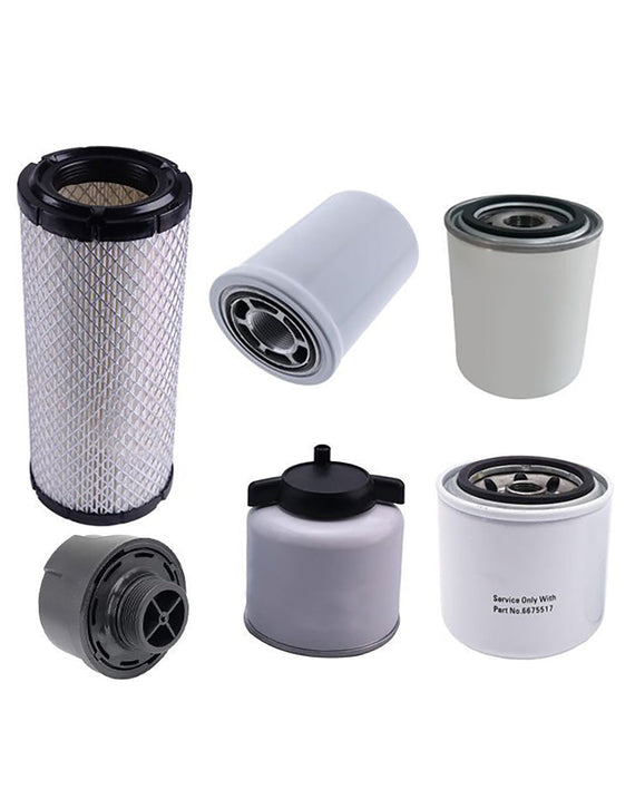 Kit de filtro de manutenção de 500 horas 7403867 para escavadeira Bobcat