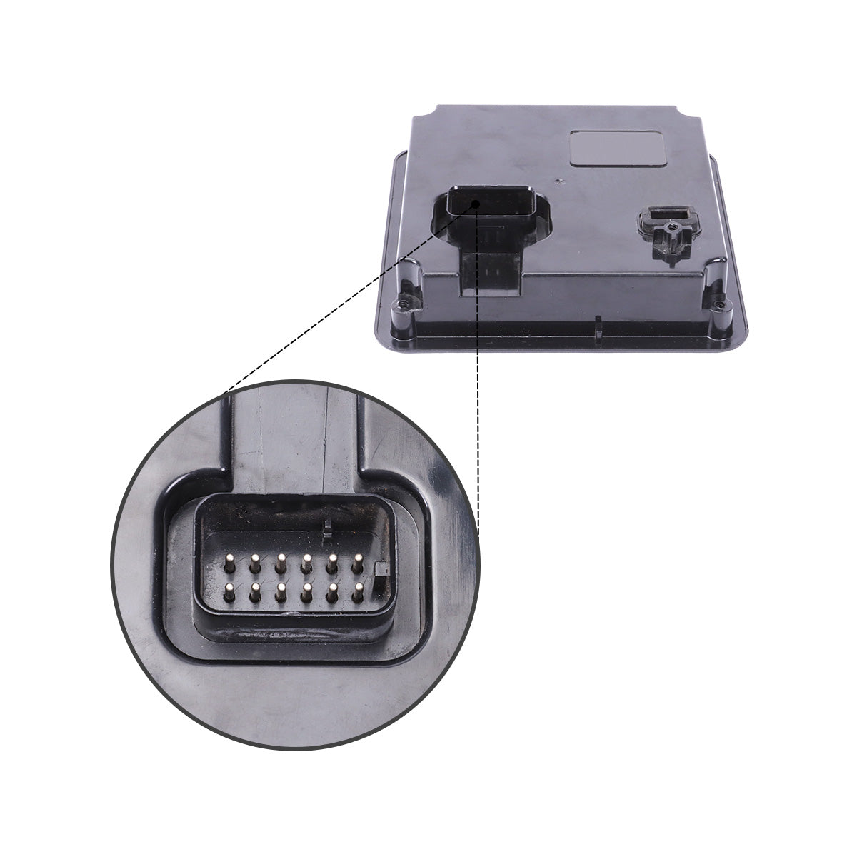 543-1326 5431326 Monitor Panel de visualización de control electrónico para Caterpillar CAT Loader 229D 232D 259D 242D 246D - Detalle del enchufe