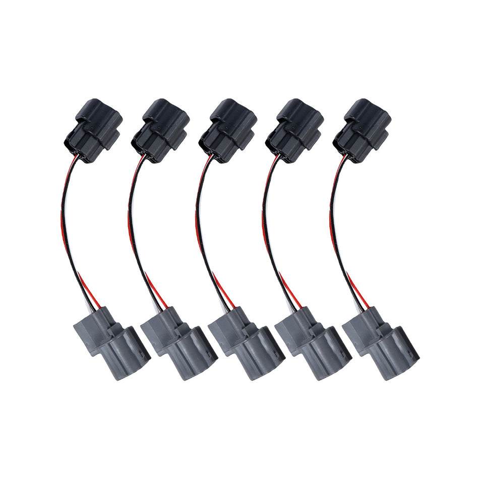5PCS Conversion Sensor Plug for Kobelco SK-8 to SK-6E Excavator