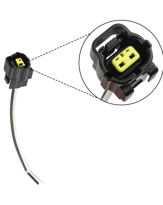 5 PCS Conector do plugue do chicote da válvula solenóide para escavadeira Kobelco SK200-8 SK200-6E