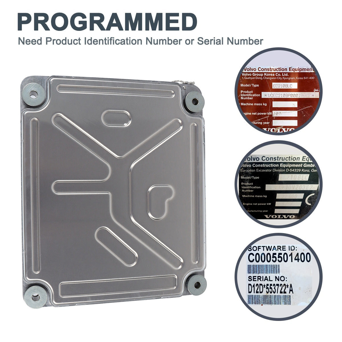 Controlador ECU 60100001 VOE60100001 para Volvo EC240B EC290B TAD734GE - Instalación del programa
