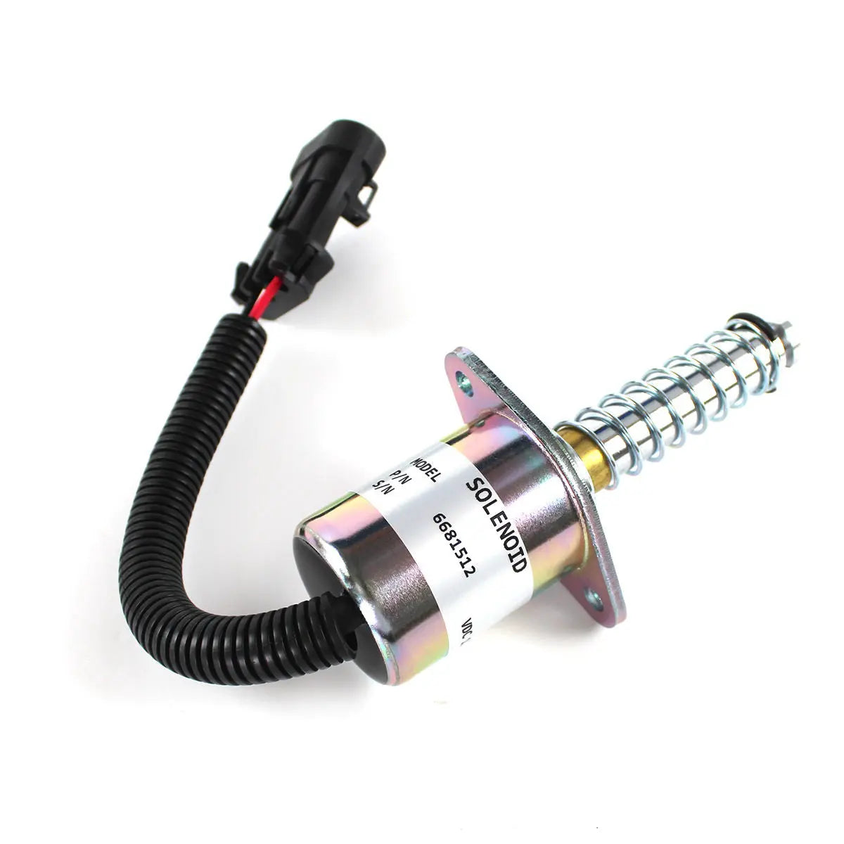 TOPPUH New 12V Shutoff Solenoid Valve 6670602 For Bobcat Skid Steer 463, 553, S70, S100