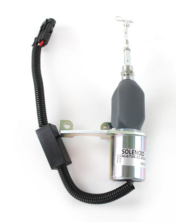 6735-81-9140 Shutdown Solenoid Valve for Cummins S6D102E SA6D102E Engine