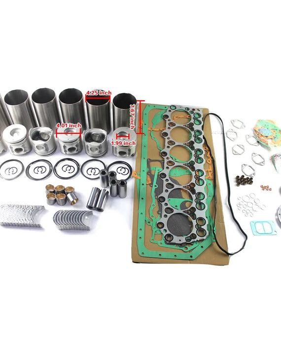Kit de reconstruction de moteur 6D34 6D34T pour pelle Kobelco SK200-5 SK200-6 SK230-6E