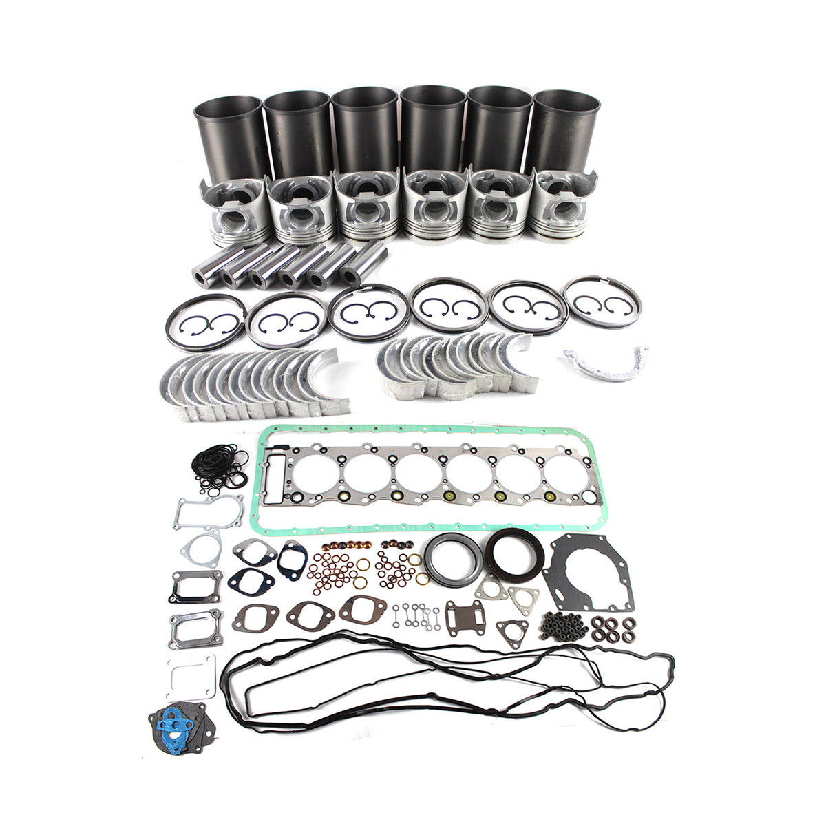 6HK1 6HK1T Engine Overhaul Rebuild Kit for Hitachi ZX330 EX356 Excavat ...