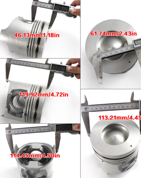 Kit de reconstruction de révision de moteur 6HK1 6HK1T pour pelle Hitachi ZX330 EX356