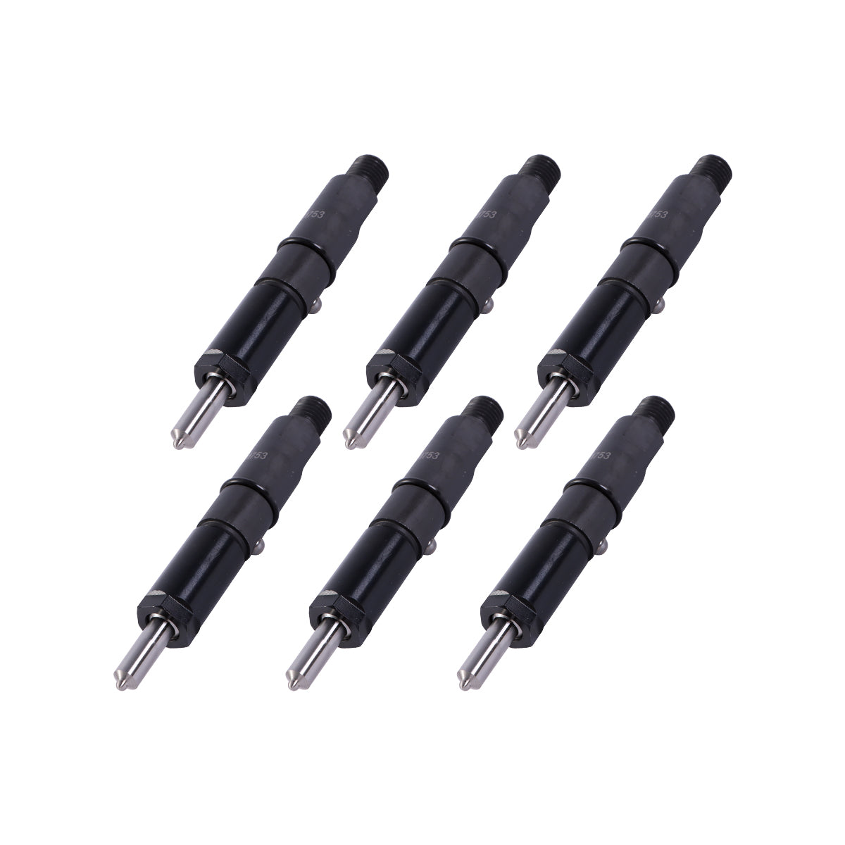 6PCS Fuel Injector 0432131753 389-7596 for Dodge Cummins