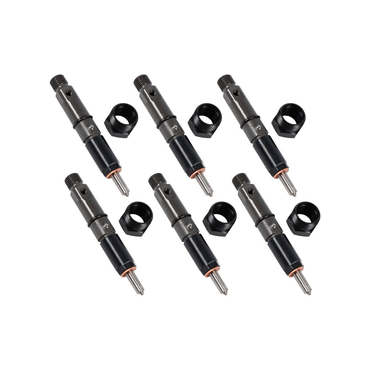 6PCS Fuel Injector 0432133787 3939696 for Cummins 6B5.9 QSB5.9 Engine