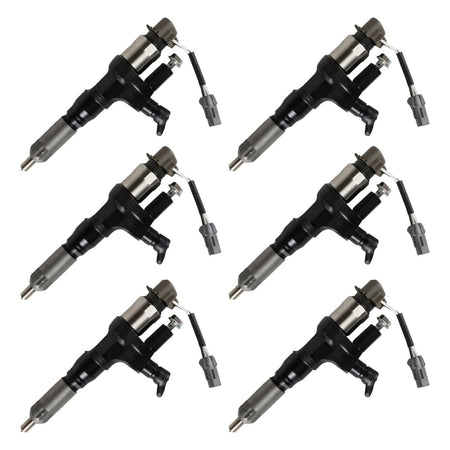 6PCS Fuel Injector 095000-5284 23670-E0291 23910-1360 - Sinocmp