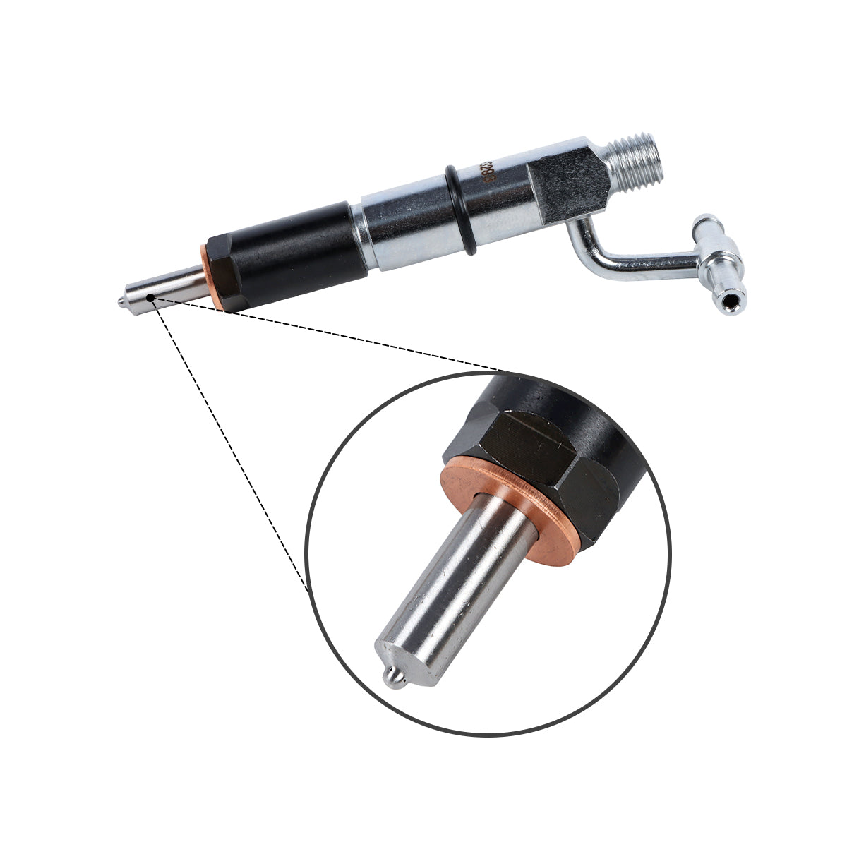 6PCS Fuel Injector 128-3293 1283293 for Caterpillar CAT D5C D5G 939C 315B 315A Engine - Nozzle