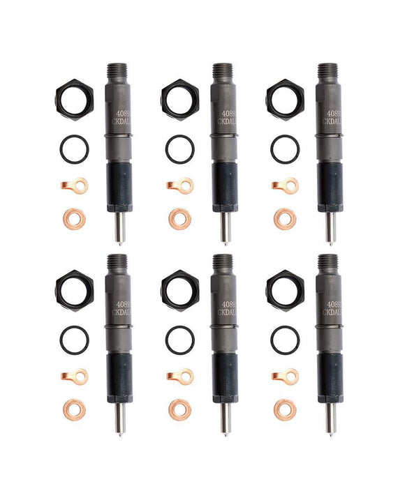 6PCS Fuel Injector 4089270RX for Cummins 5.9L B Engine 6BT ISB QSB Series