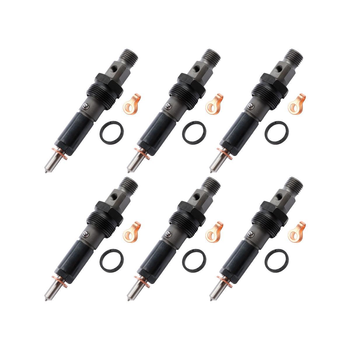 6PCS Fuel Injector 4089270RX for Cummins 5.9L B Engine 6BT ISB QSB Series - Sinocmp Part