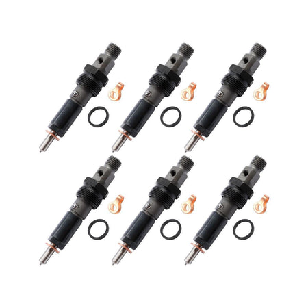 6PCS Fuel Injector 4089270RX for Cummins 5.9L B Engine 6BT ISB QSB Series - Sinocmp Part