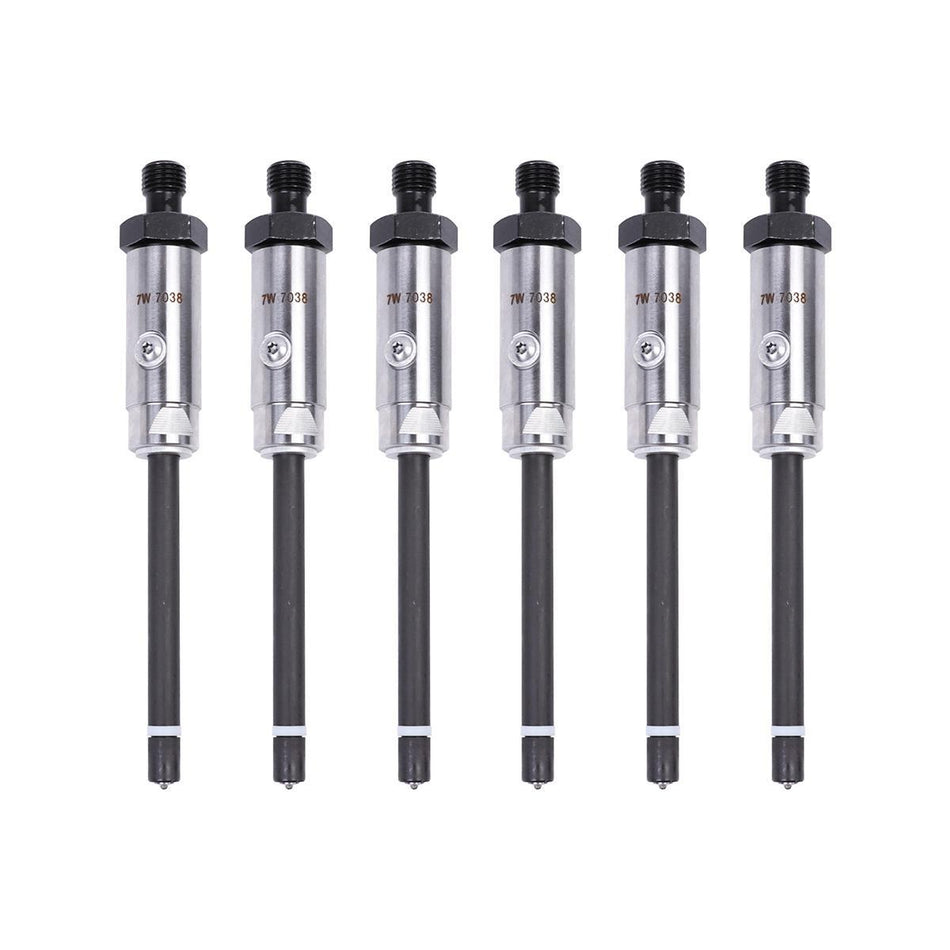 6PCS Fuel Injector 7W-7038 for Caterpillar CAT 3306 Engine - 6PCS