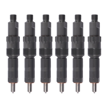 6 uds inyector de combustible AR74665 para motor John Deere 6404 6466 Tractor 4040 4240 4440