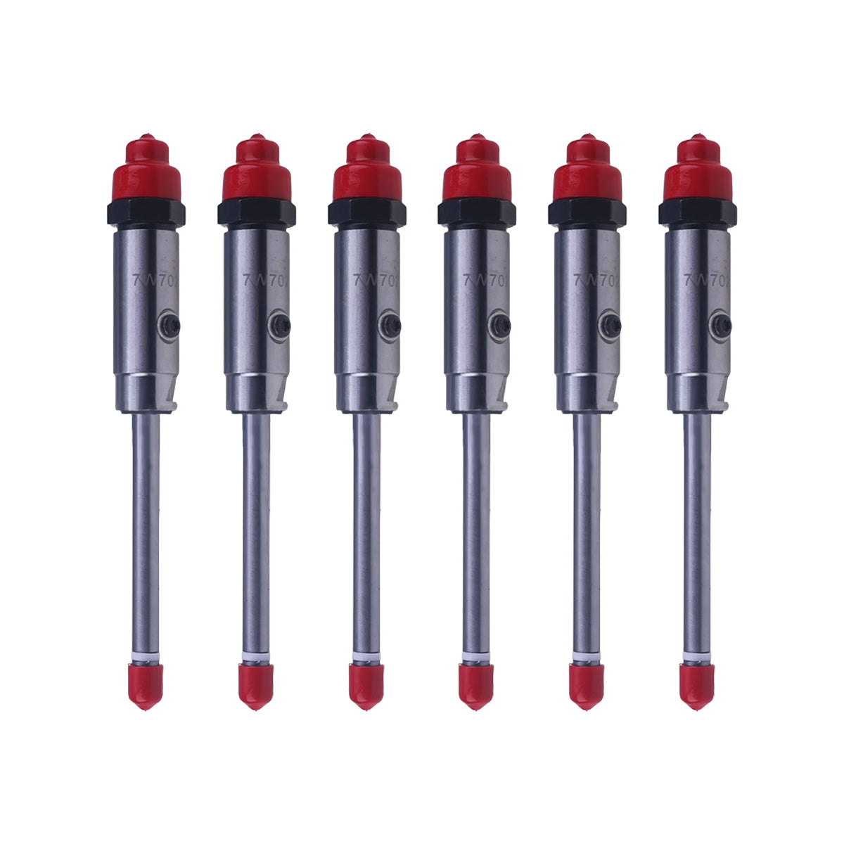 Boquilla de inyector de combustible de 6 piezas 7W7026 para motor Caterpillar CAT 3406B 3412 Tractor D9R D9 GC - Sinocmp