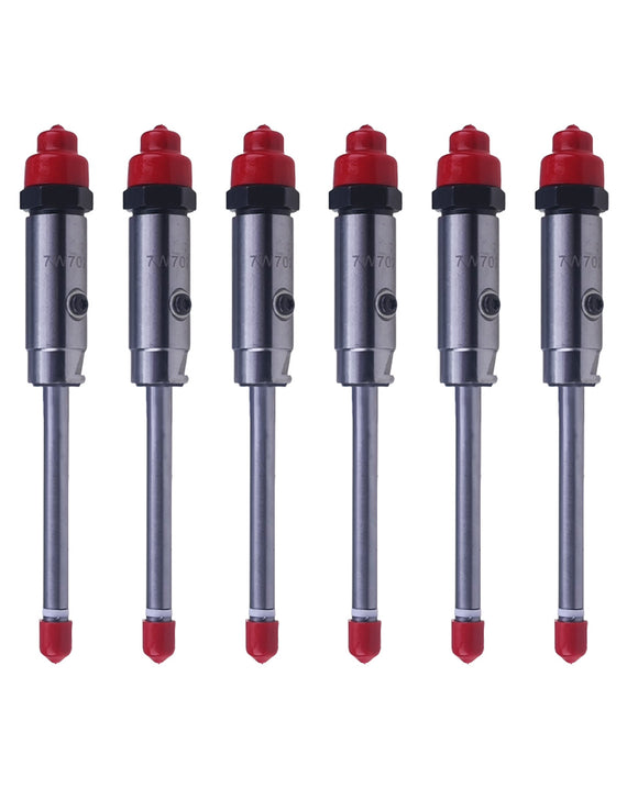 6PCS Fuel Injector Nozzle 7W7026 for Caterpillar CAT Engine 3406B 3412 Tractor D9R D9 GC