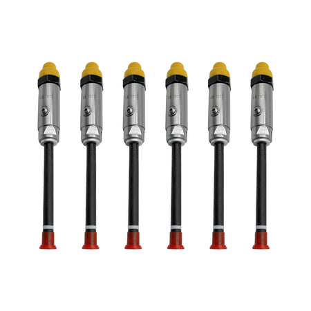 6PCS Fuel Injector Pencil Nozzle 4W7017 4W-7017 for CAT Caterpillar 3306 3406 3406B 3406C 3412