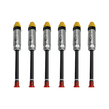 6PCS Fuel Injector Pencil Nozzle 4W7017 4W-7017 for CAT Caterpillar 3306 3406 3406B 3406C 3412